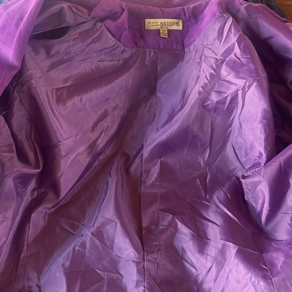 Notations Purple Blazer for Men - Picture 9 of 9